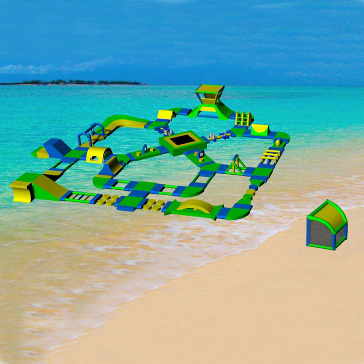 Factory price inflatable floating water park