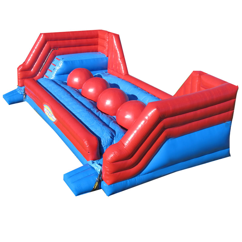 Wipeout interactive inflatable big red baller game for sale