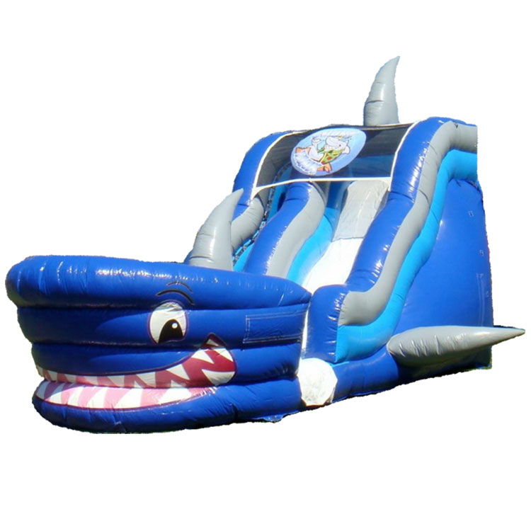 inflatable shark water slide for kids