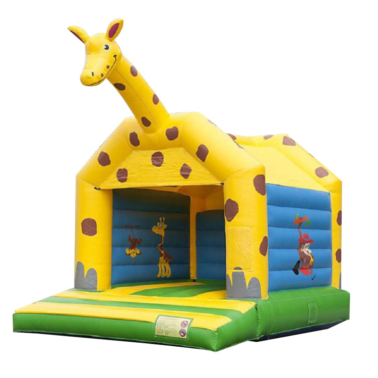 Customize size color animal giraffe inflatable jumping castle