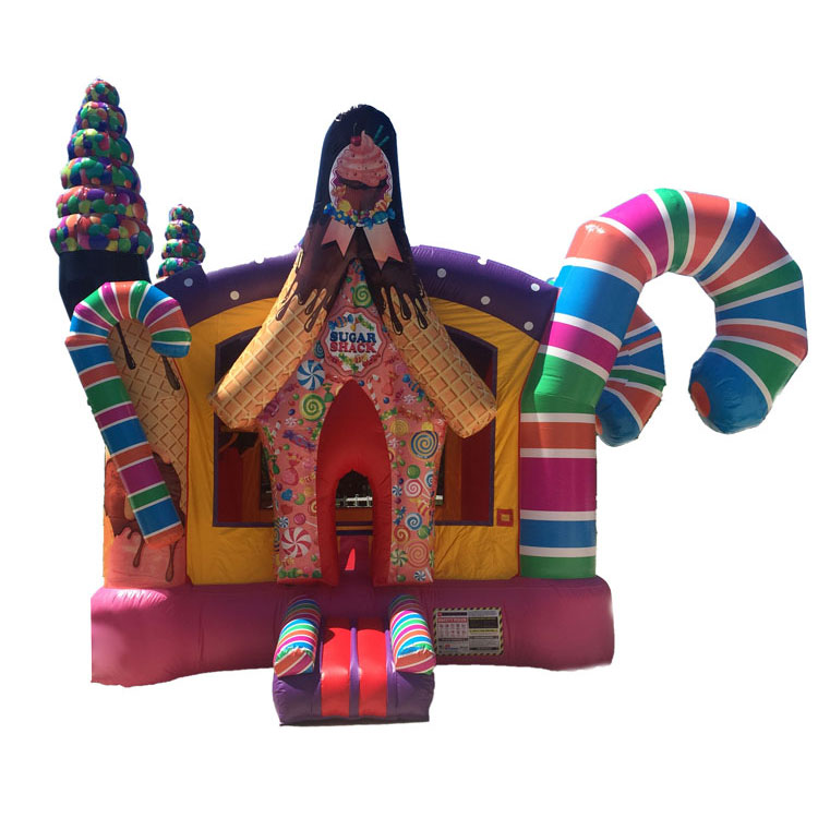 Inflatable candy bounce house