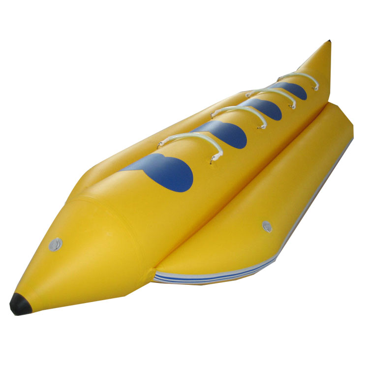 Factory price 4 person inflatable water banana boat for sale
