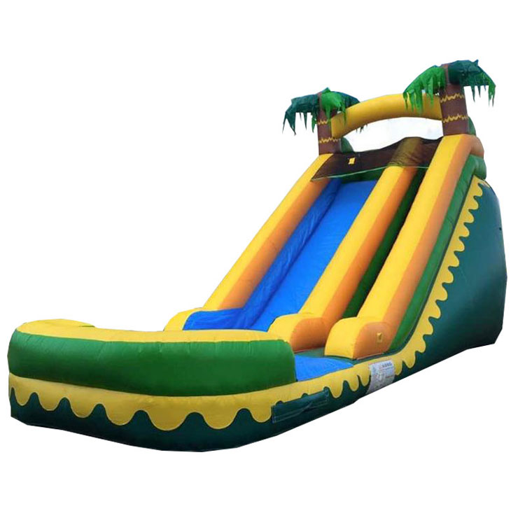 Backyard inflatable water slide for kids