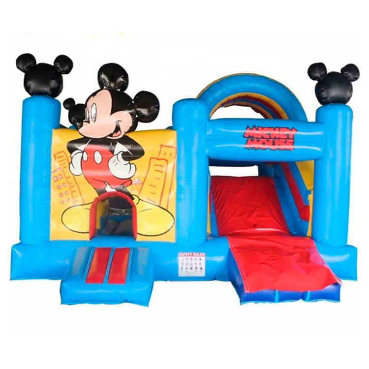 Cartoon mickey mouse bouncy castle for kids jumping