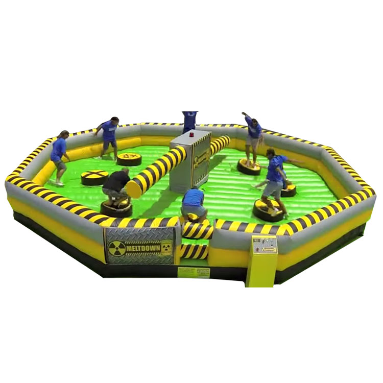 Inflatable mechnical meltdown game for sale