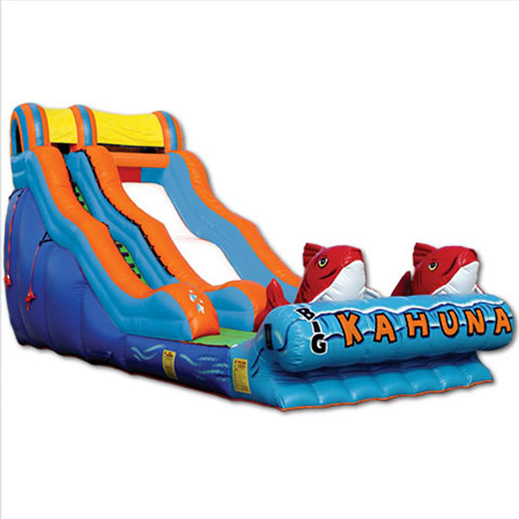 Commercial grade big kahuna inflatable water slide for sale