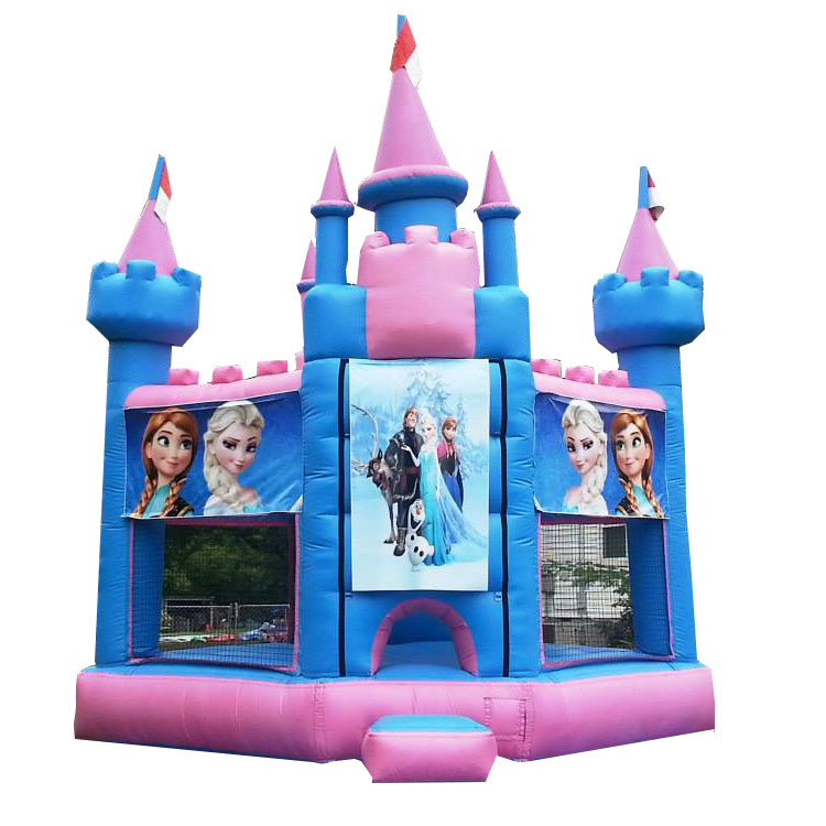 Commerical inflatable frozen bouncer castle for sale