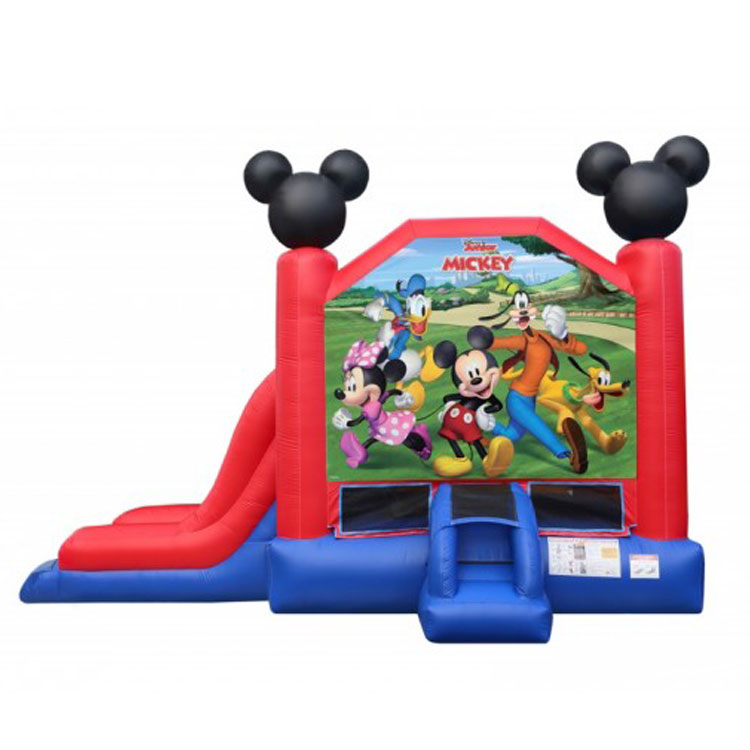 Mickey mouse inflatable slide castle combo for sale