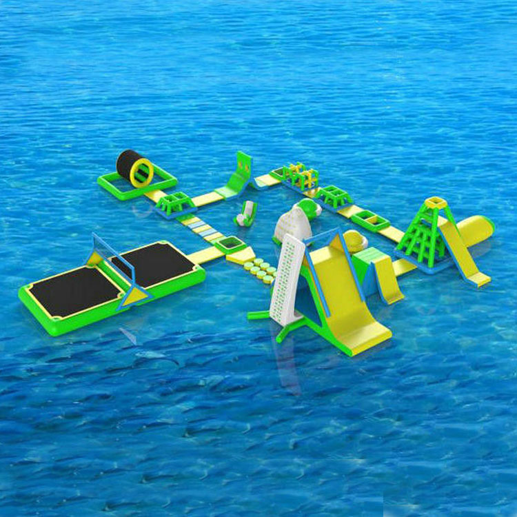 Supply small and large inflatable water park
