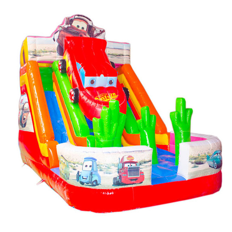 20ft high inflatable car slide for kids children