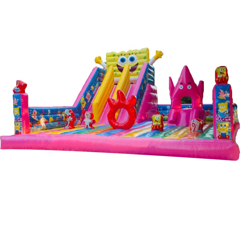 Supply giant bouncy castle slide for kids adults