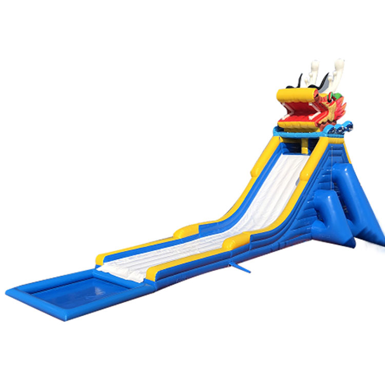China manufacturer commercial inflatable dragon slide