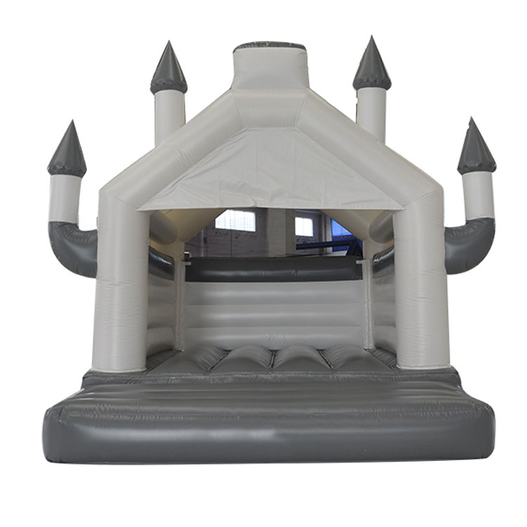 Wedding white jumping castle inflatable for sale