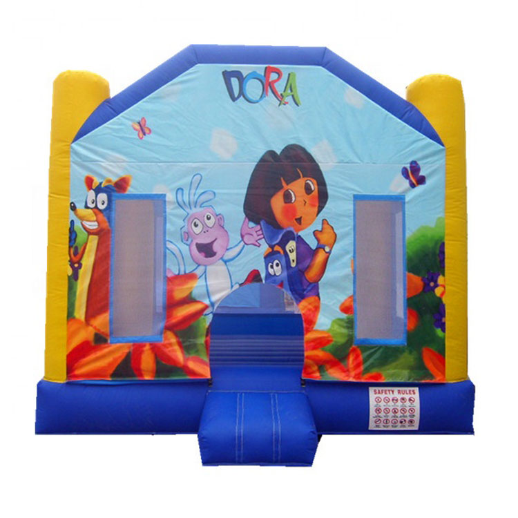 Kids children love dora inflatable jumping castle