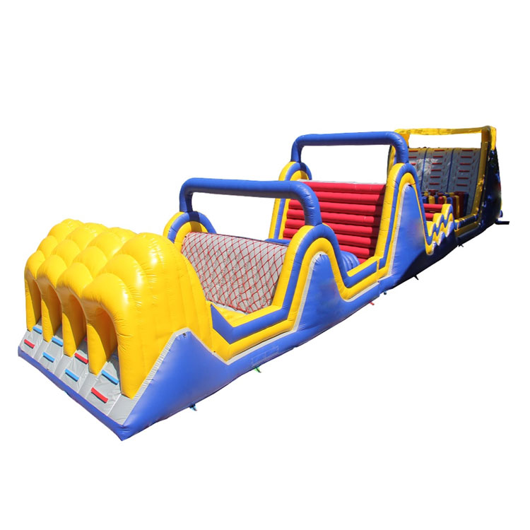 Inflatable obstacle course races challenge game