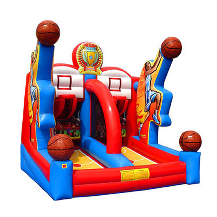 Inflatable all star basketball shooting hoop game