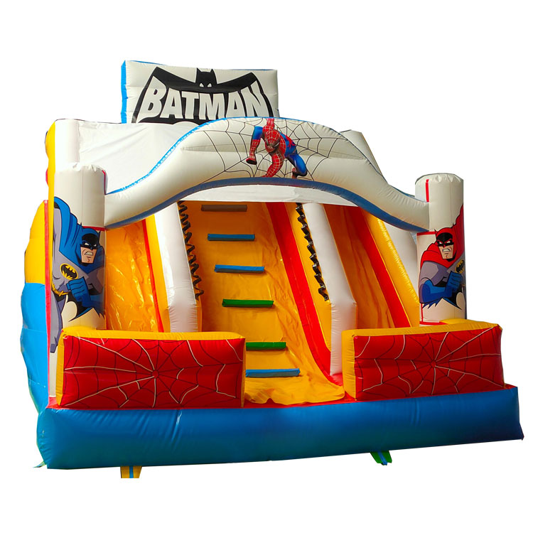 Small backyard batman inflatable slide for kids