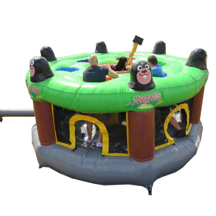 Inflatable human whack a mole game for sale