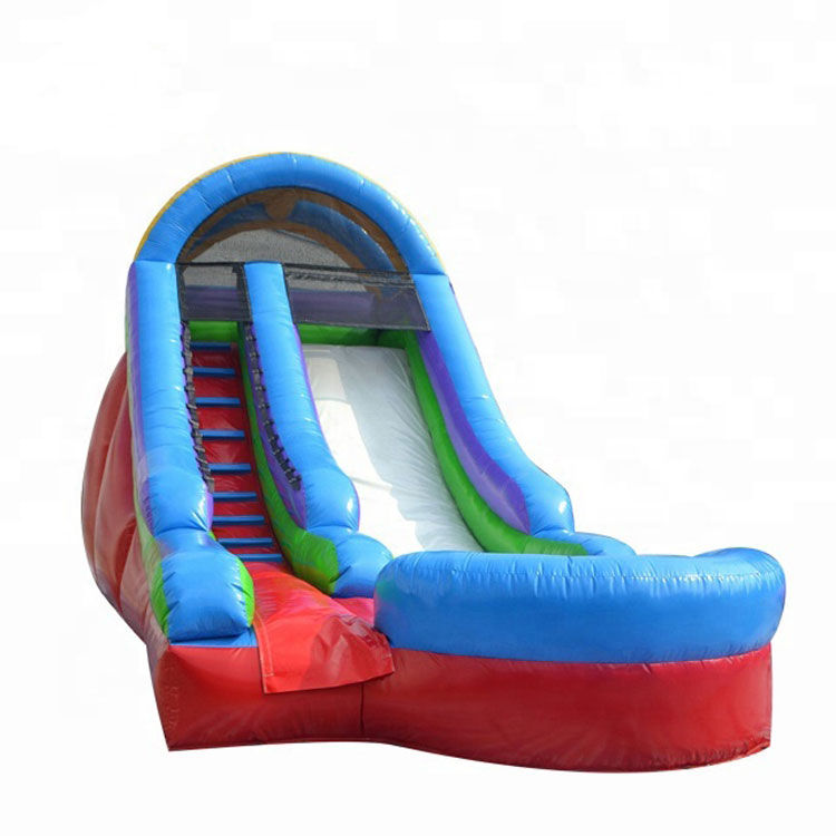 Funny backyard small size inflatable water slide for kids