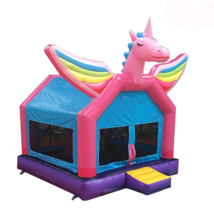Cheap price inflatable unicorn bouncer for kids