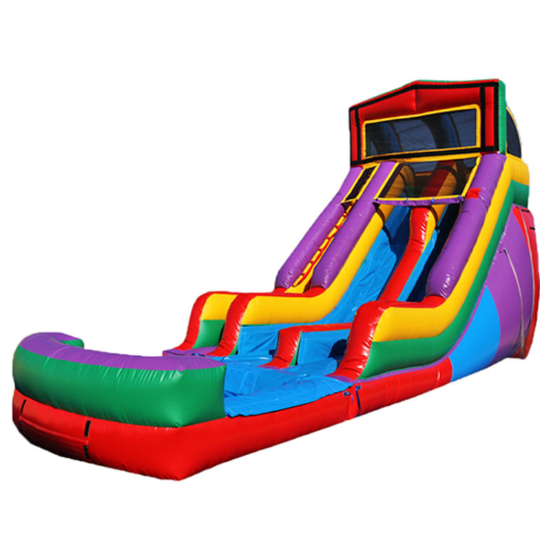 Customize size color inflatable water slide for kids and adults