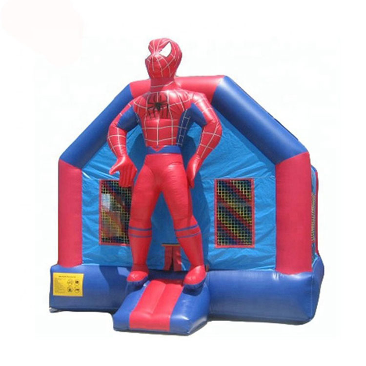 Commercial spider man inflatable jumping castle for kids