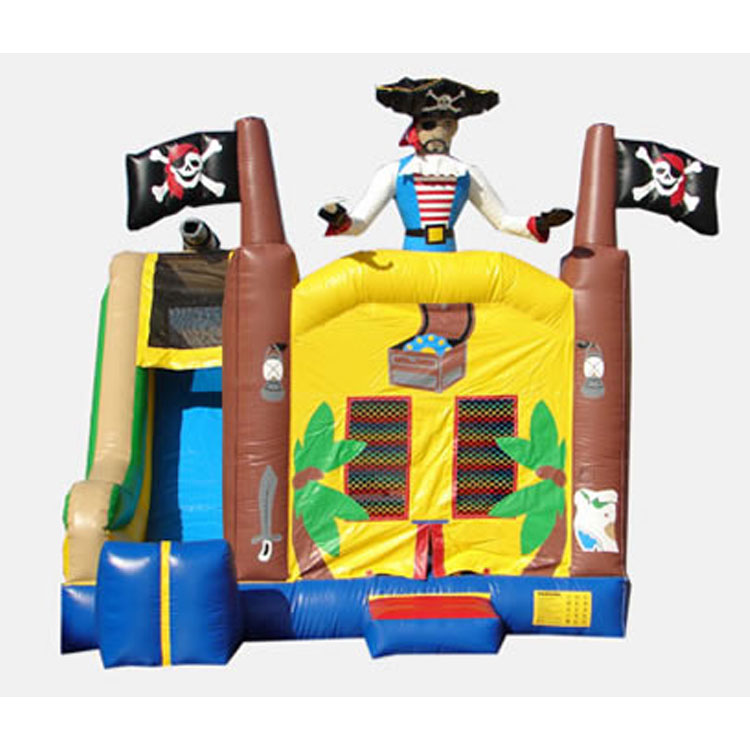 Inflatable pirate bouncer slide combo for kids jumping