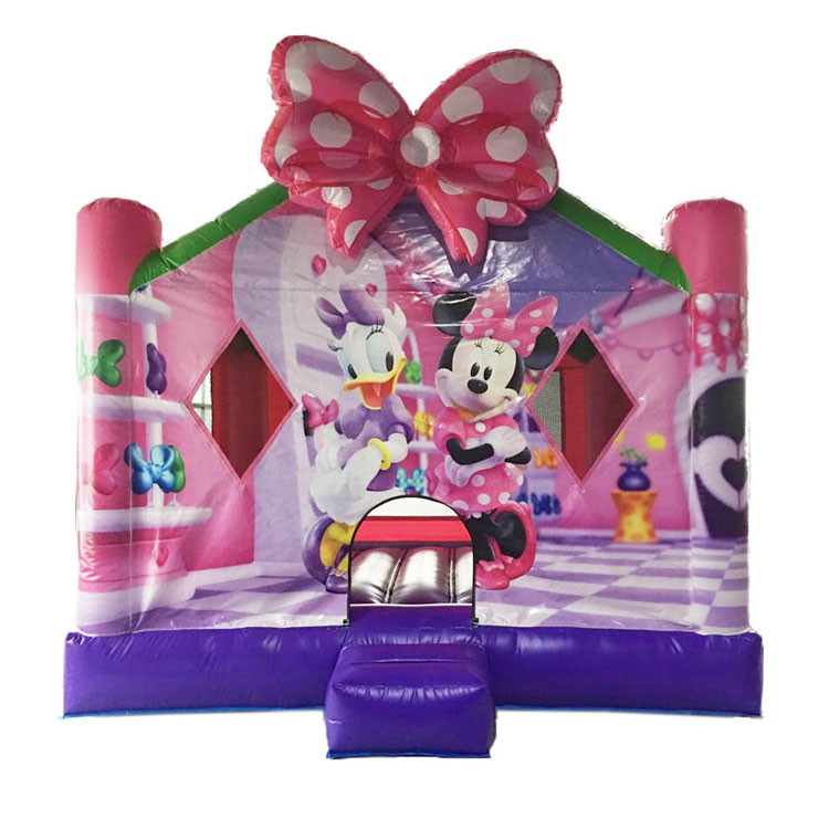 Inflatable minnie bounce house jumping castle bouncer