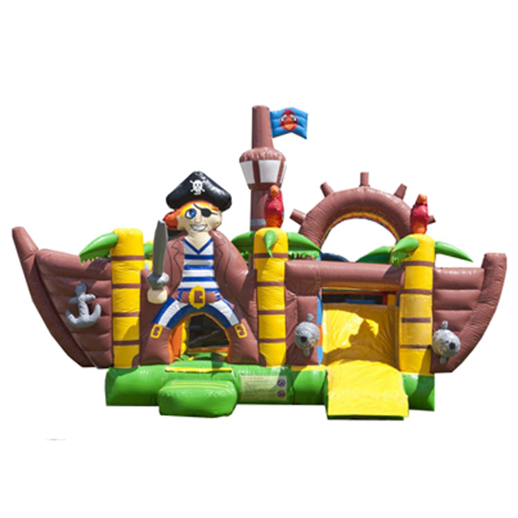 Inflatable pirate ship bouncy castle for sale