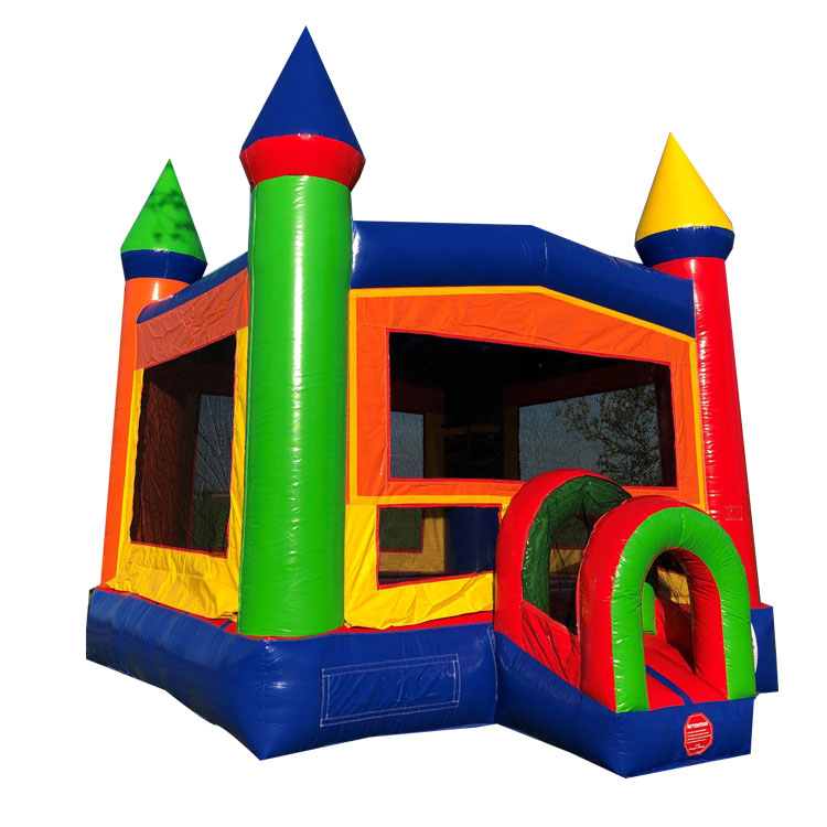 Backyard small inflatable castle bouncer for kids jumping