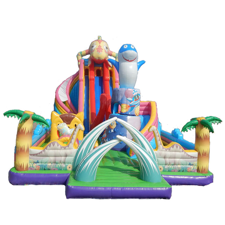 Inflatabe playground dinosaur jumping castle