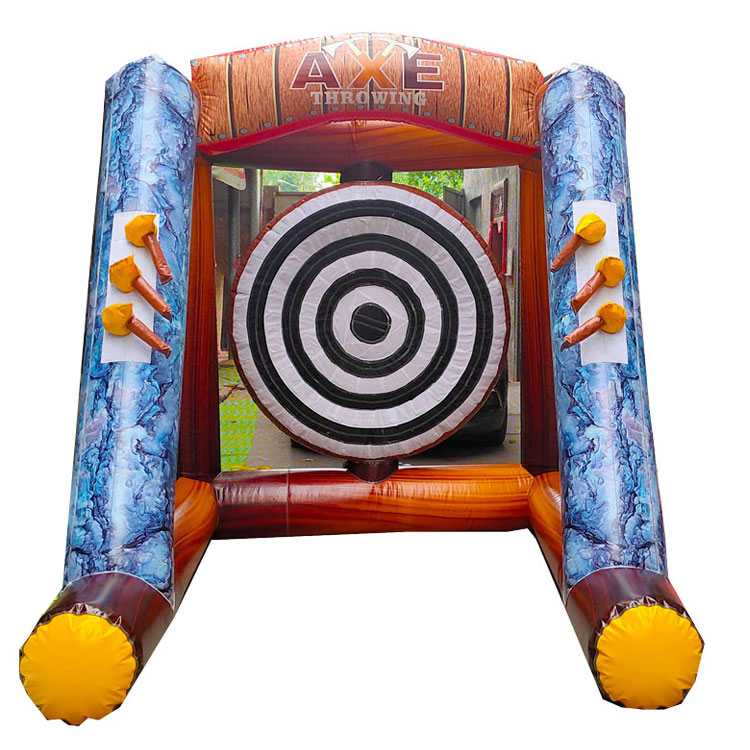 Inflatable axe throwing game for sale
